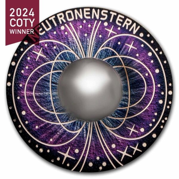 2023 Austria Silver 20 The Uncharted Universe The Neutron Star 27682 Coty W