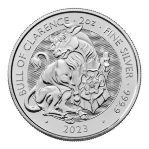 Bull Of Clarence 2oz Silver Reverse