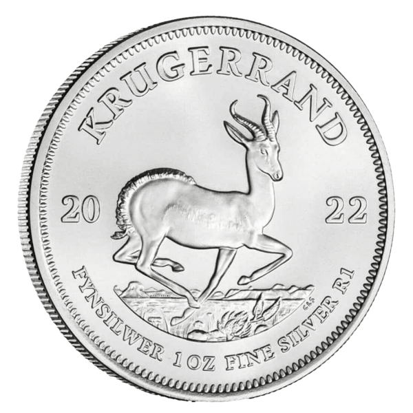 Front 2022 South Africa 1 Oz Silver Krugerrand Bu Min 3 Ccexpress