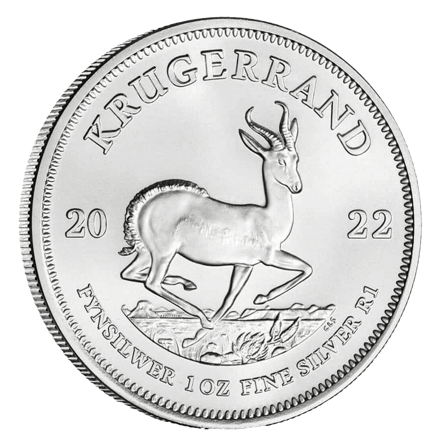 Front 2022 South Africa 1 Oz Silver Krugerrand Bu Min 3 Ccexpress
