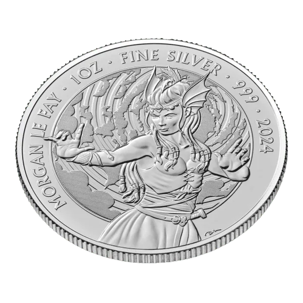 Morgan le Fay 2024 1oz Silver Coin - Image 3