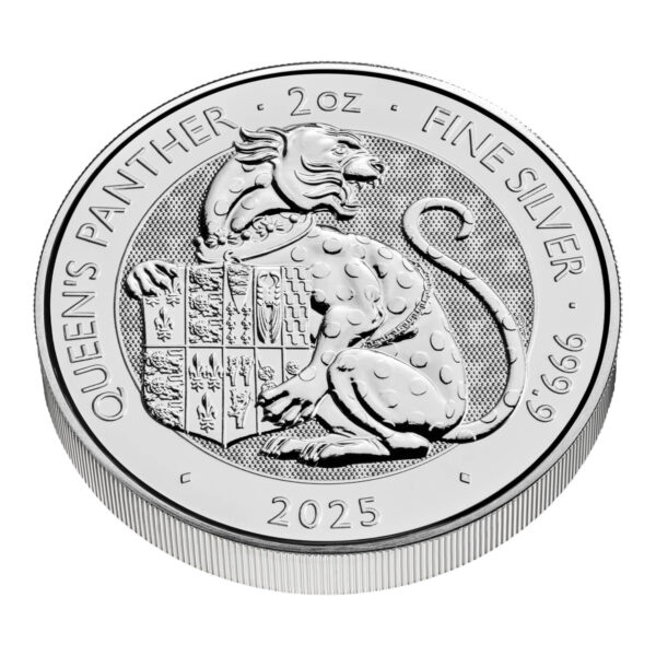 Rqp252s 2025 Bullion Royal Tudor Beasts Queens Panther Silver 2oz Coin Reverse Edge 1500x1500 F3a2c67