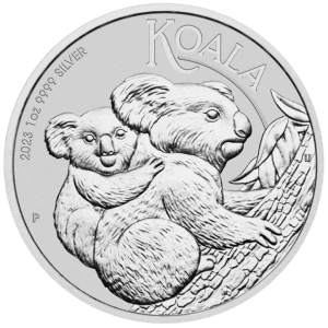 1 Oz Silver Australian Koala Coin (2023) Rev